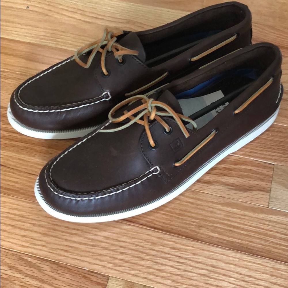 Sperry top sider Brown shoes new with tags no box
